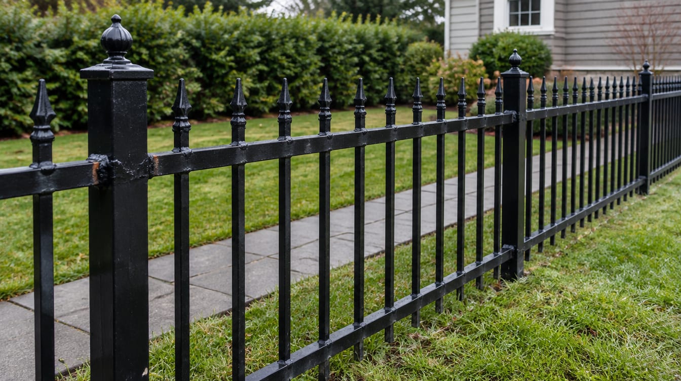 Aluminum vs Wrought Iron Fence in New York